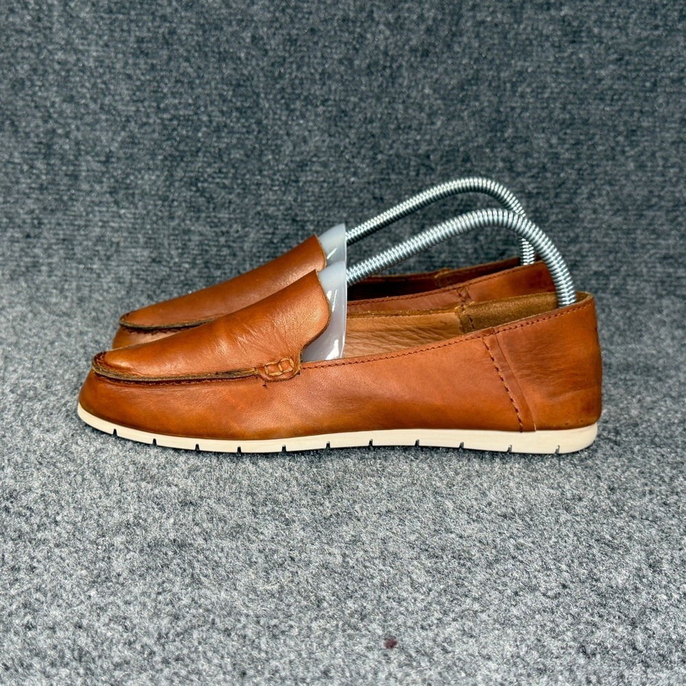 Frye Loafers Women's 8 Brown Leather Casual Flats Slip On Shoes - Picture 4 of 13